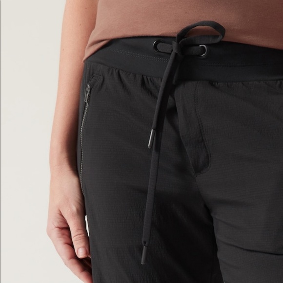 ATHLETA Trekkie North Mid Rise Legacy Jogger // Black #405726 - Picture 5 of 16